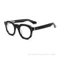 Gute runde dicke Acetat -Mode neue Sicht optische Brillen